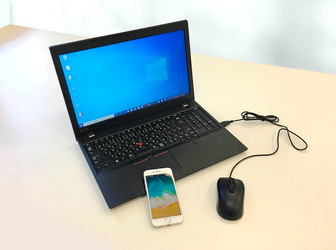 パソコン、スマートフォンを用いたインターネット環境のイメージ